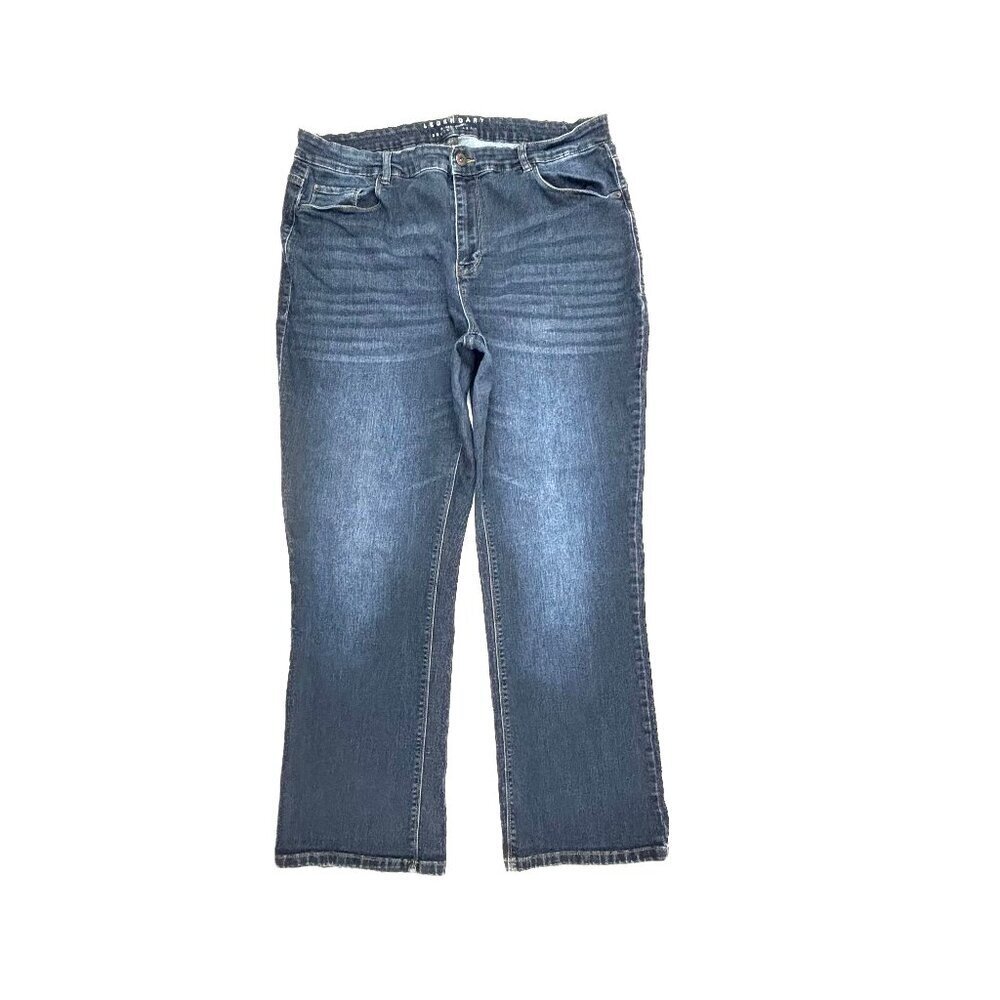Legendary Ashley Stewart Bootcut Women's size 22 Dark Blue Denim jeans